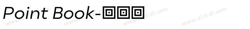 Point Book字体转换
